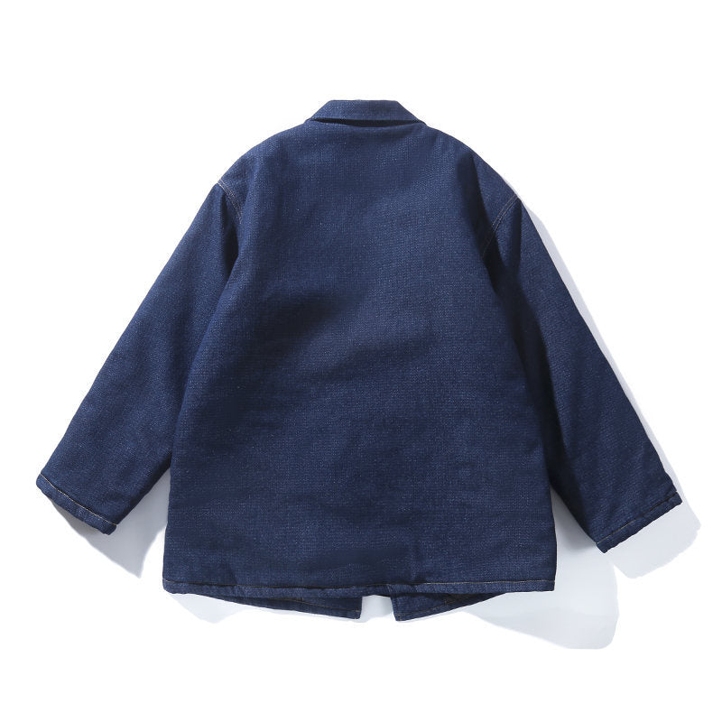 En Yukata  Quilted Warm Denim Haori Jacket