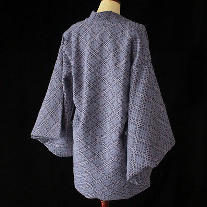 Blue Women Lace Kimono Cardigan