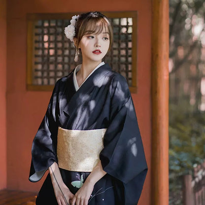 Butterfly Women Traditional Ceremony Yukata