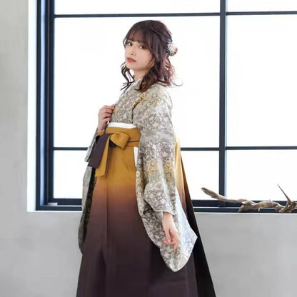 Brown Ceremony Hakama Set