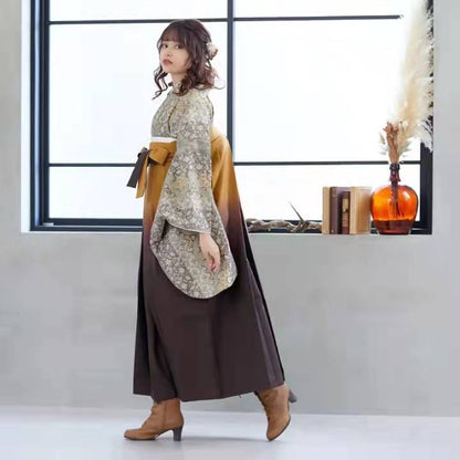 Brown Ceremony Hakama Set