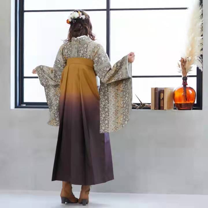 Brown Ceremony Hakama Set