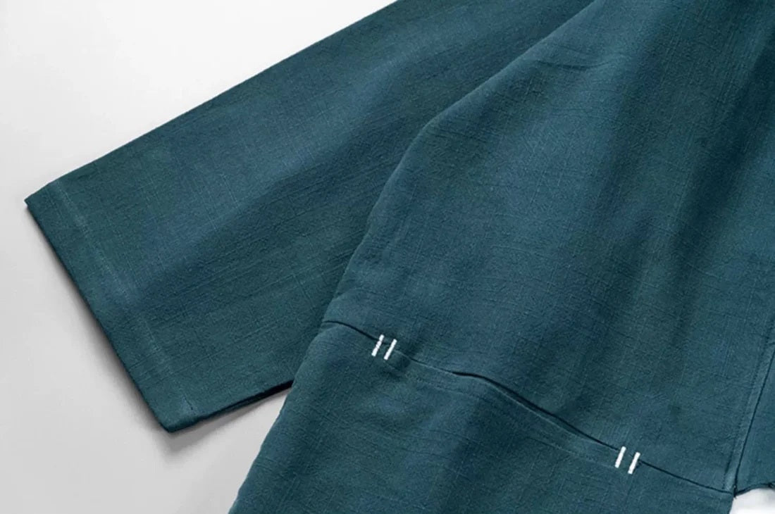 Verdigris Cotton Noragi Jacket