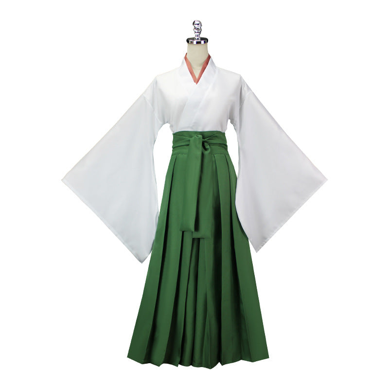 Japanese Woman's Hakama/ Vintage Kimono Hakama/ Hakama/ Authentic Kimono Hakama / authentic MIko/ 0217-01