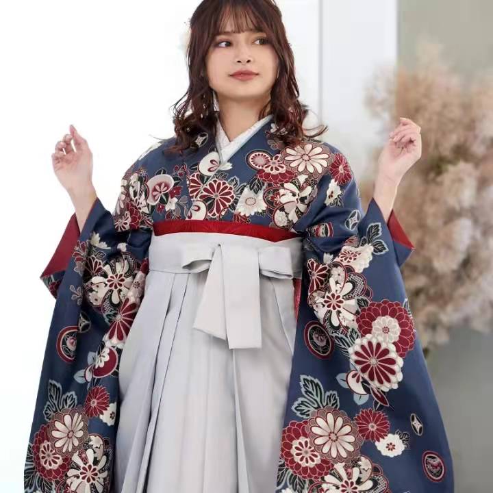 Blue Ceremony Hakama Set