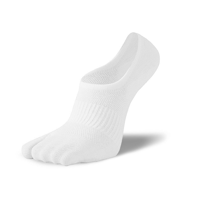 White Men Split-toe Tabi Socks 5 Piece Set