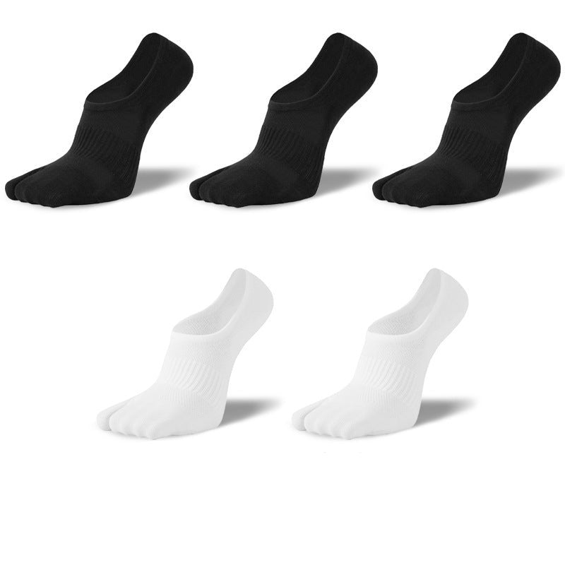 Men Split-toe Tabi Socks 5 Pairs Set