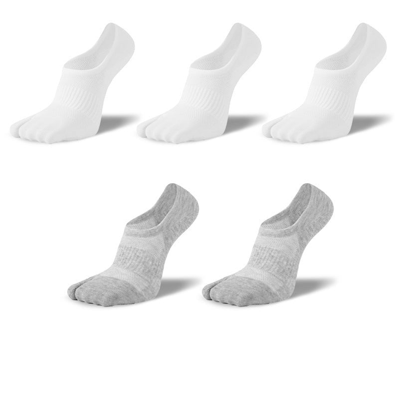 Men Split-toe Tabi Socks 5 Pairs Set