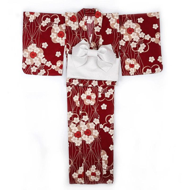 Red Sakura Women Festival Yukata