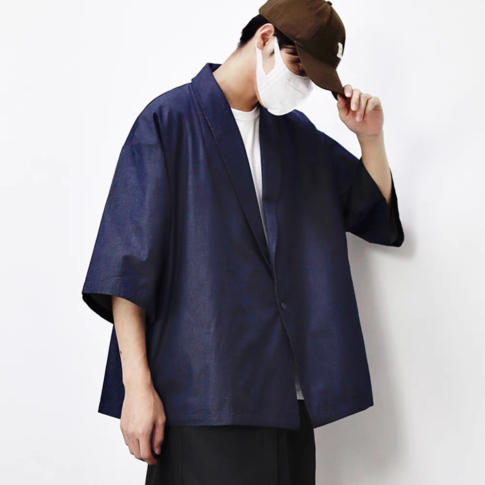 Relaxed Fit Kimono Suit Jacket