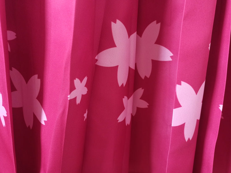 Pink Hemp Leaf Kimono and Hakama Set