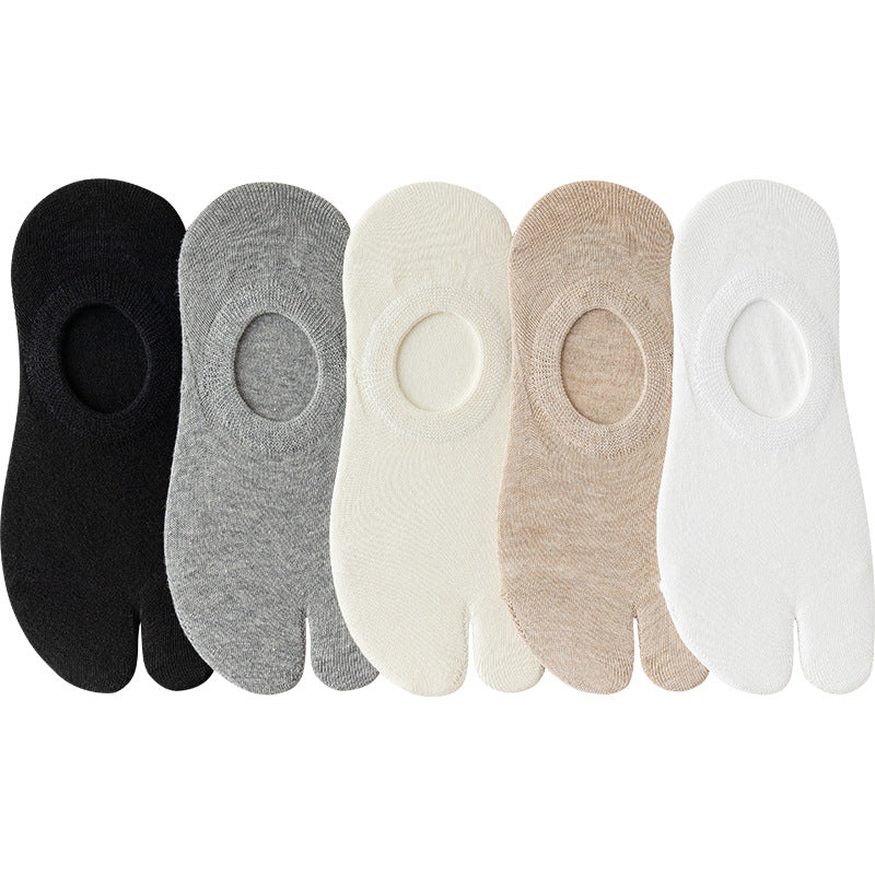 Women Split-toe Tabi Socks 5 Piece Set