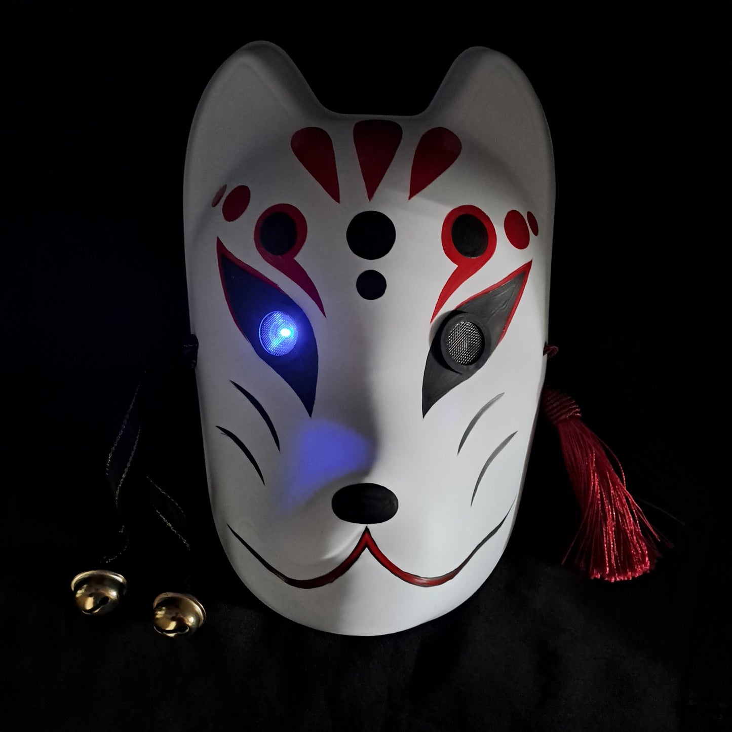 Red Warrior Fox Mask