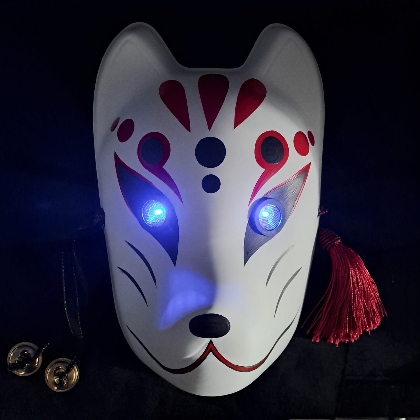 Red Warrior Fox Mask