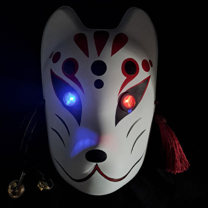 Red Warrior Fox Mask