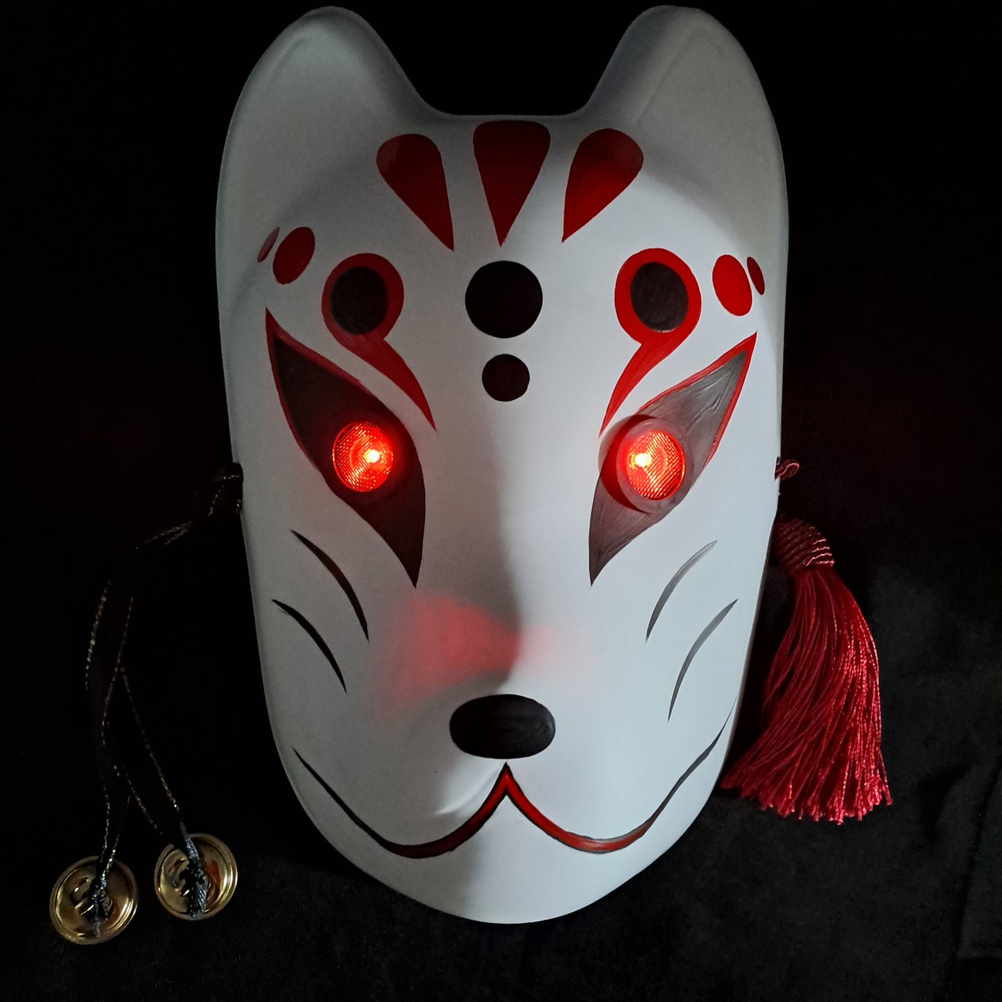 Red Warrior Fox Mask