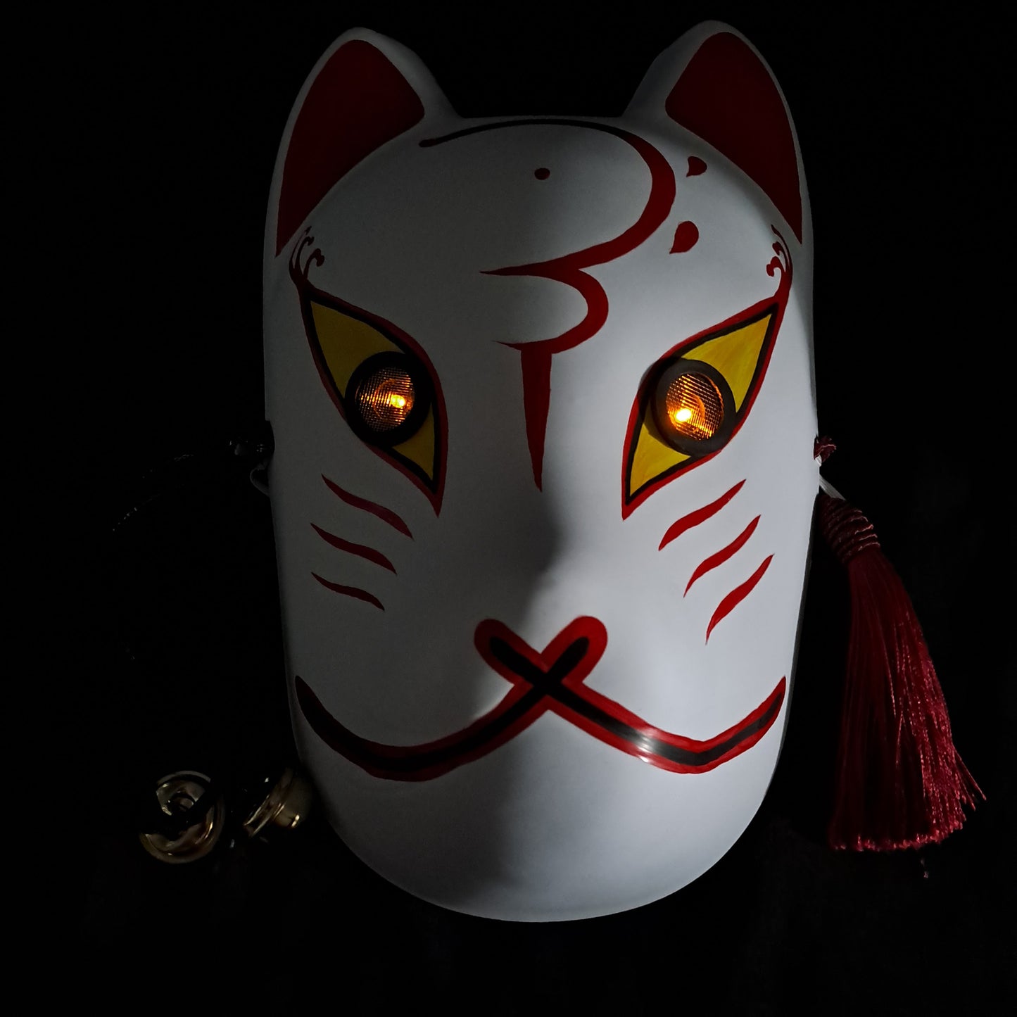 Red Cursed Fox Mask