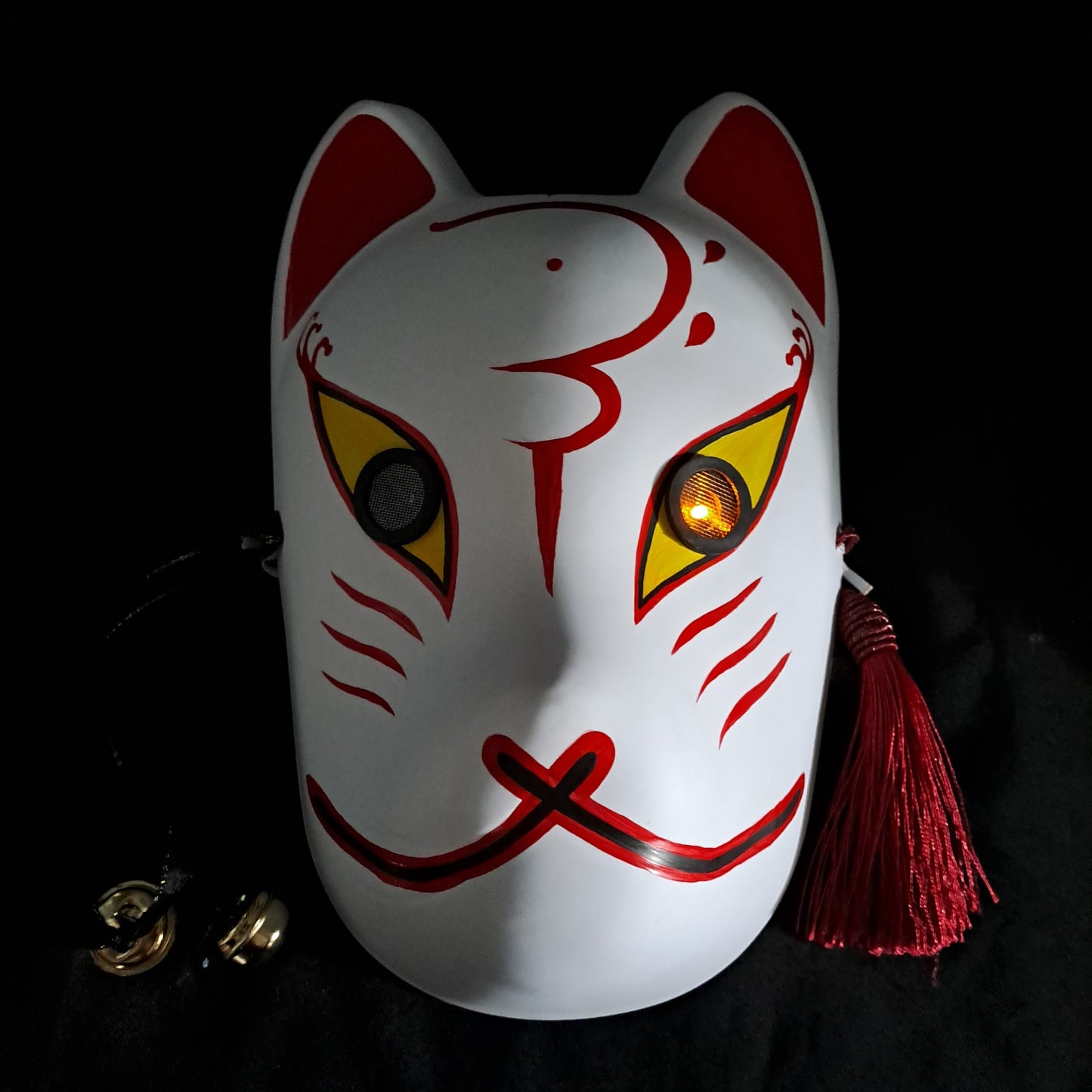 Red Cursed Fox Mask