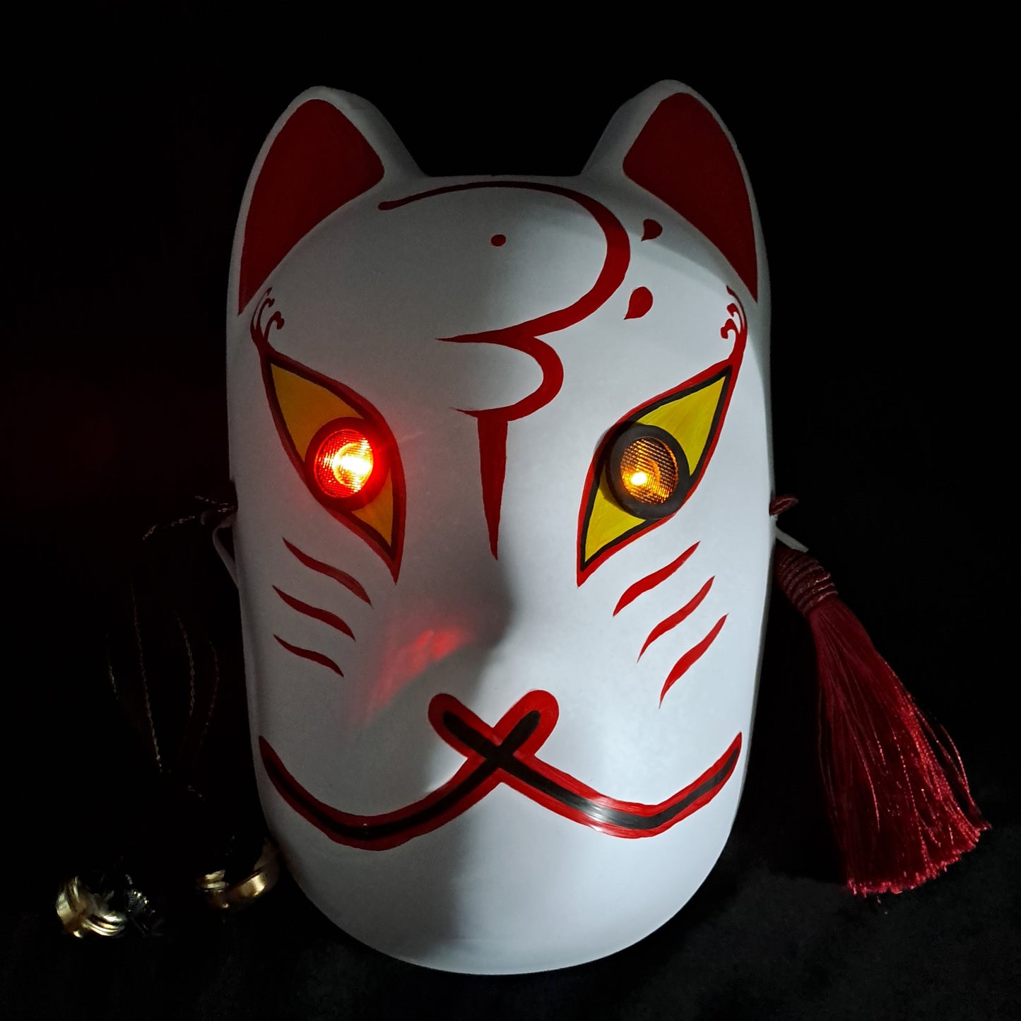 Red Cursed Fox Mask