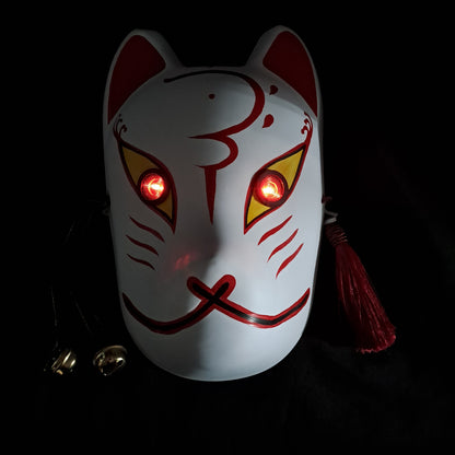 Red Cursed Fox Mask