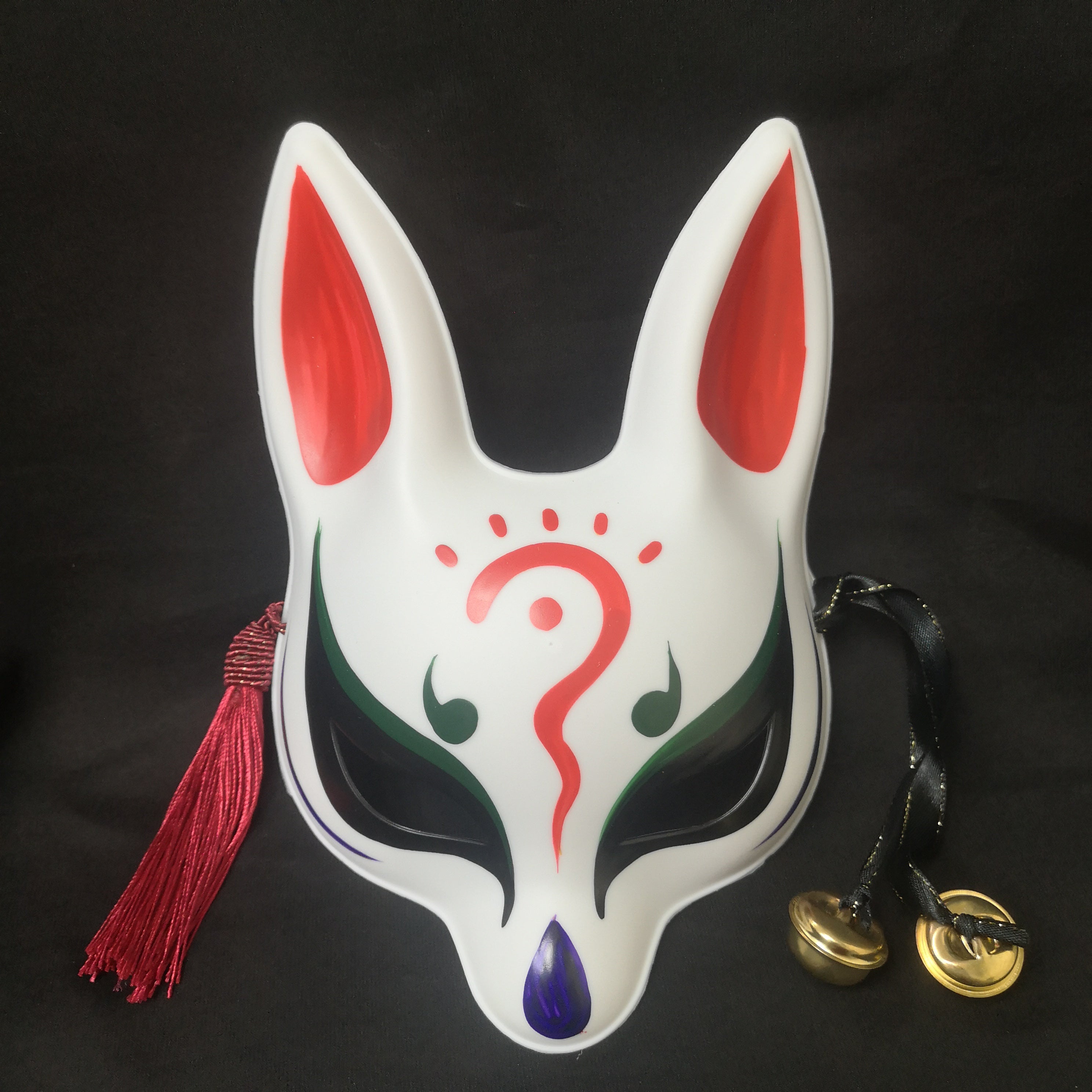 Red Cursed Rabbit Mask – En Yukata