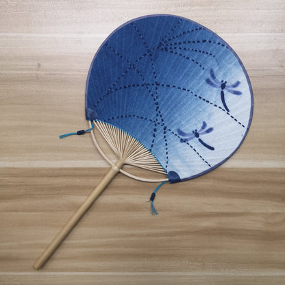 Hand Dyed Uchiwa Hand Fan 【Dragonfly】