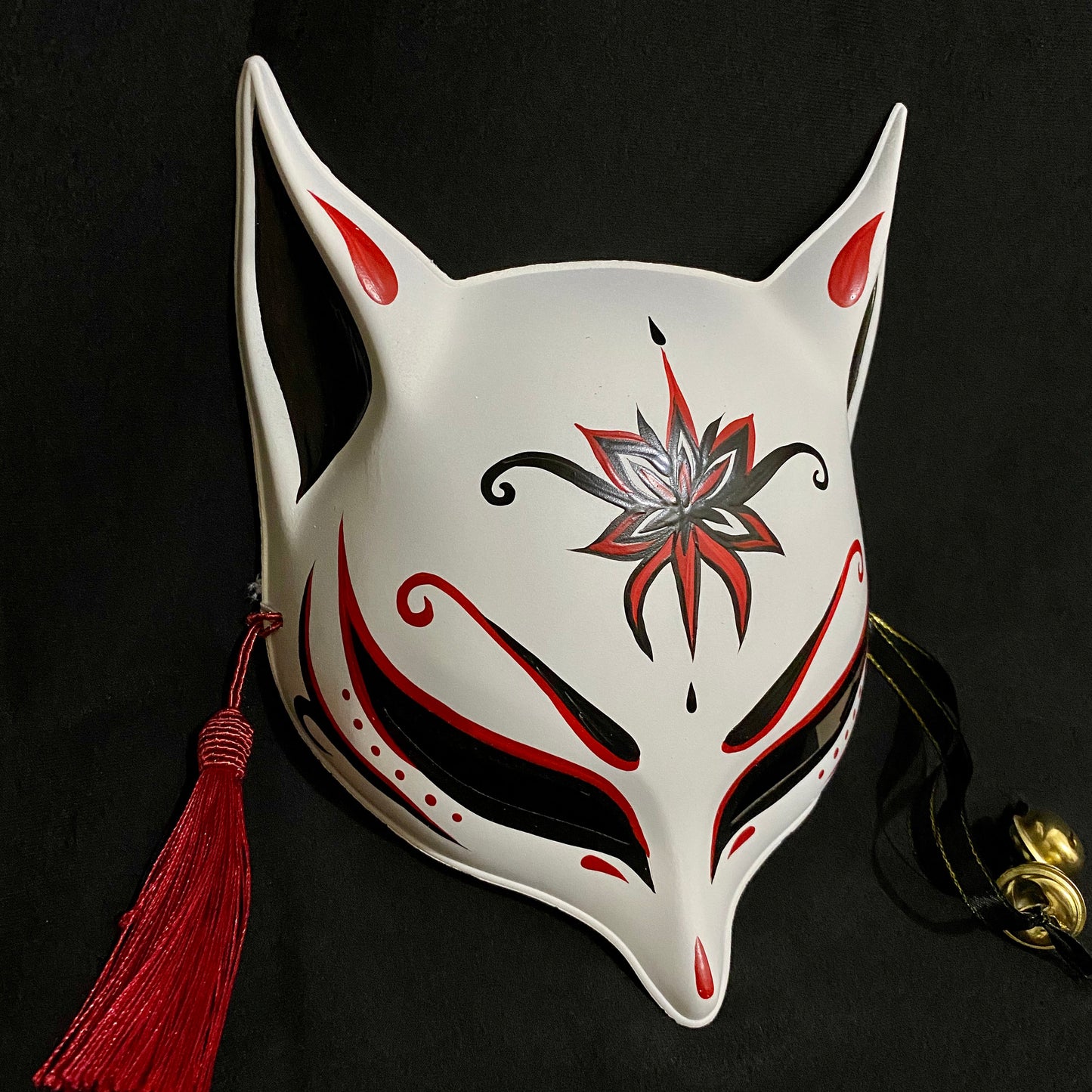 Sharp Ears Kitsune Mask - Flower of Death