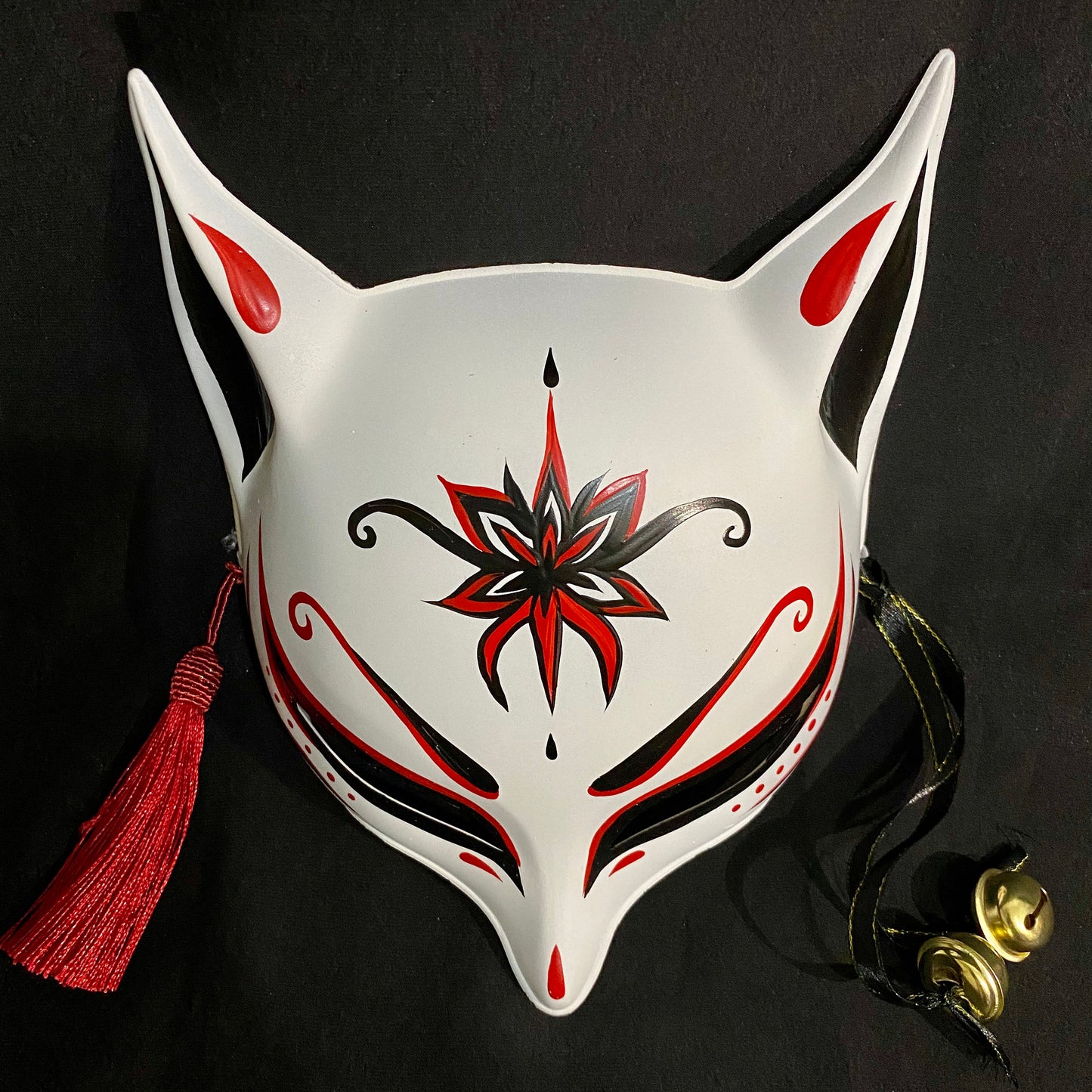 Sharp Ears Kitsune Mask - Flower of Death