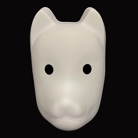 Blank Kitsune Mask for Painting | Foxtume