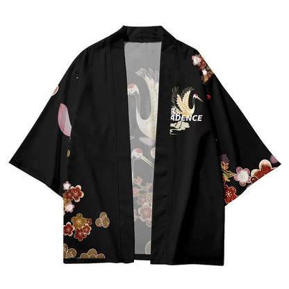 Sakura & Crane Kimono Cardigan