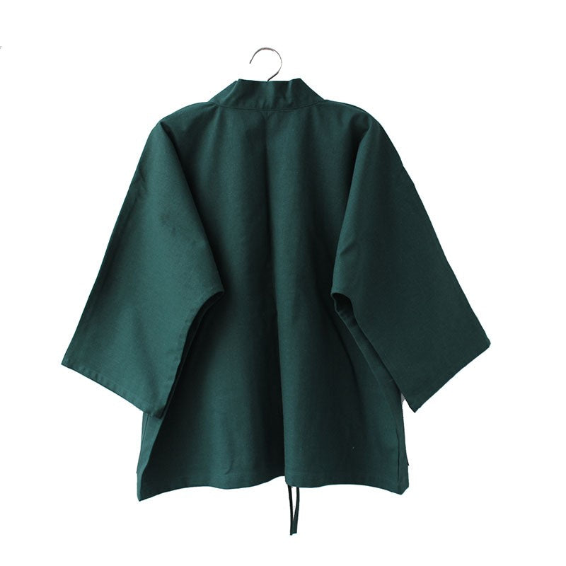 Classic Green Kimono Cardigan