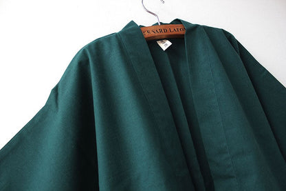 Classic Green Kimono Cardigan