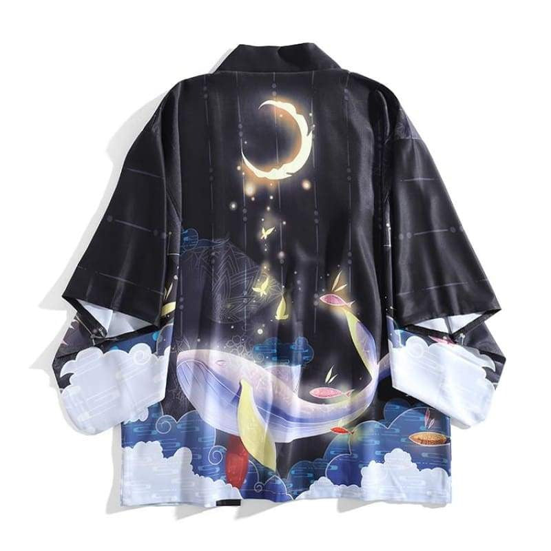 Haori | Fabulous Sea Monster Kimono Cardigan 