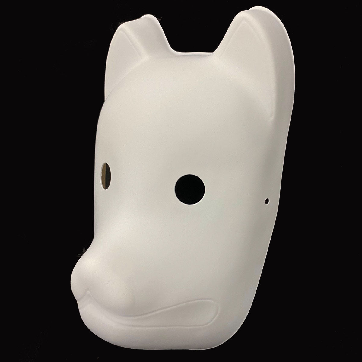 Blank Kitsune Mask for Painting | Foxtume