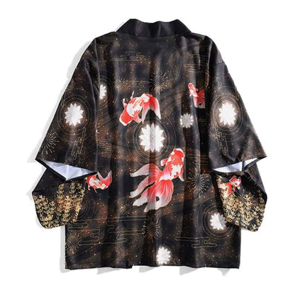 Haori | Hanabi Goldfish Kimono Cardigan |