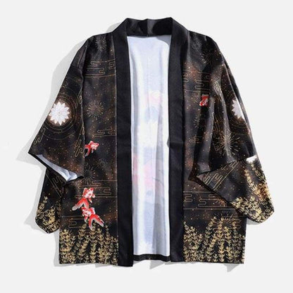 Haori | Hanabi Goldfish Kimono Cardigan 