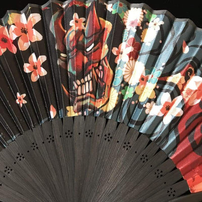 Hand Fan | Japanese Folding - Oni | Foxtume
