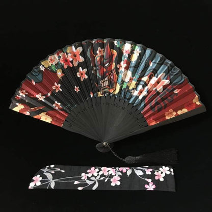 Hand Fan | Japanese Folding - Oni | Foxtume