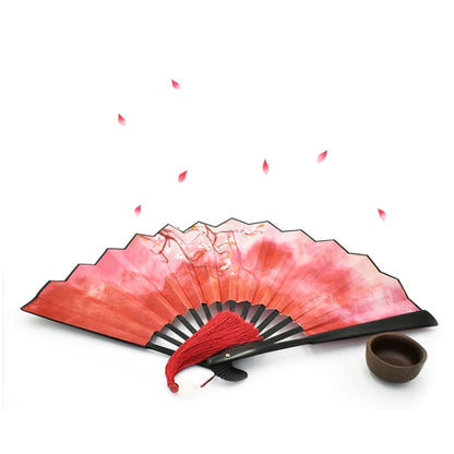 Hand Fan - Japanese Folding - White Kitsune | Foxtume