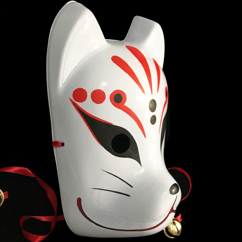 | Kitsune Mask - Bloodstain | Foxtume