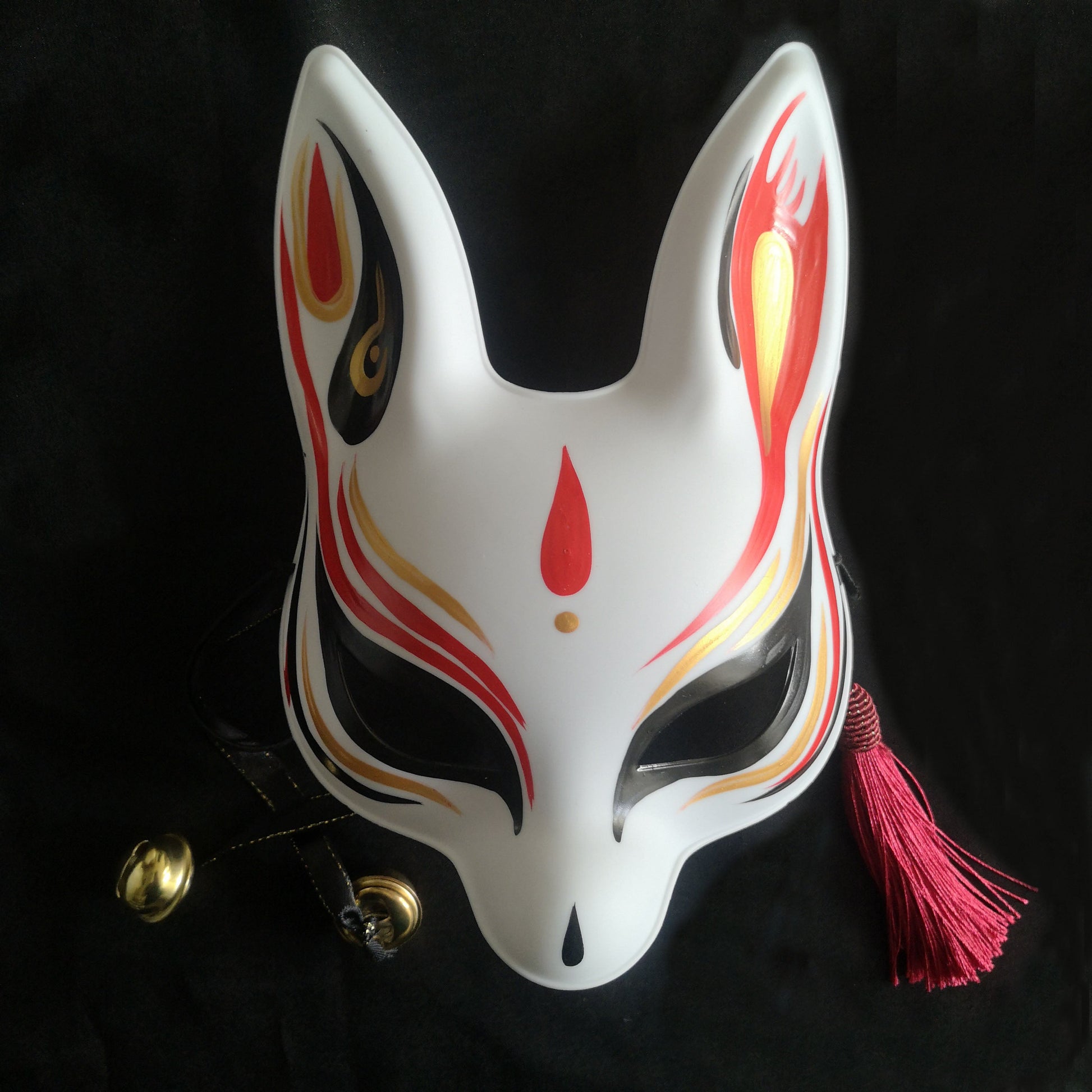 Long Ears Kitsune Mask - Bloodstain