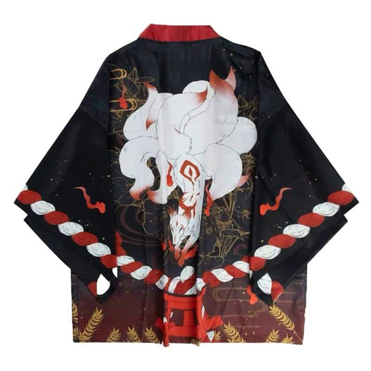 Haori - Nine Tailed Fox Kimono Cardigan