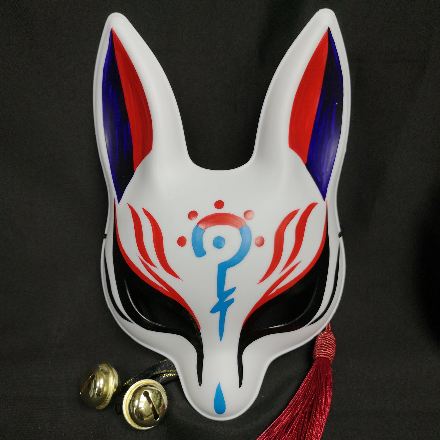 Blue Cursed Rabbit Mask