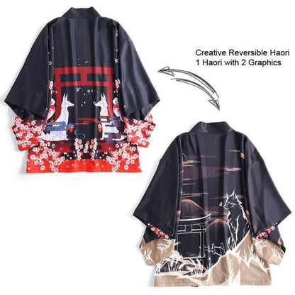 Haori | Reversible Inari | Foxtume