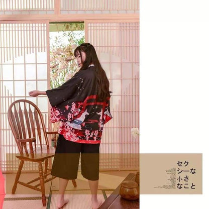 Haori | Sakura Inari Kimono Cardigan | Foxtume