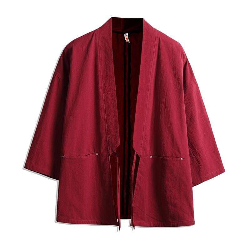 Classic Men's Haori Kimono Jacket - Kimura Fox