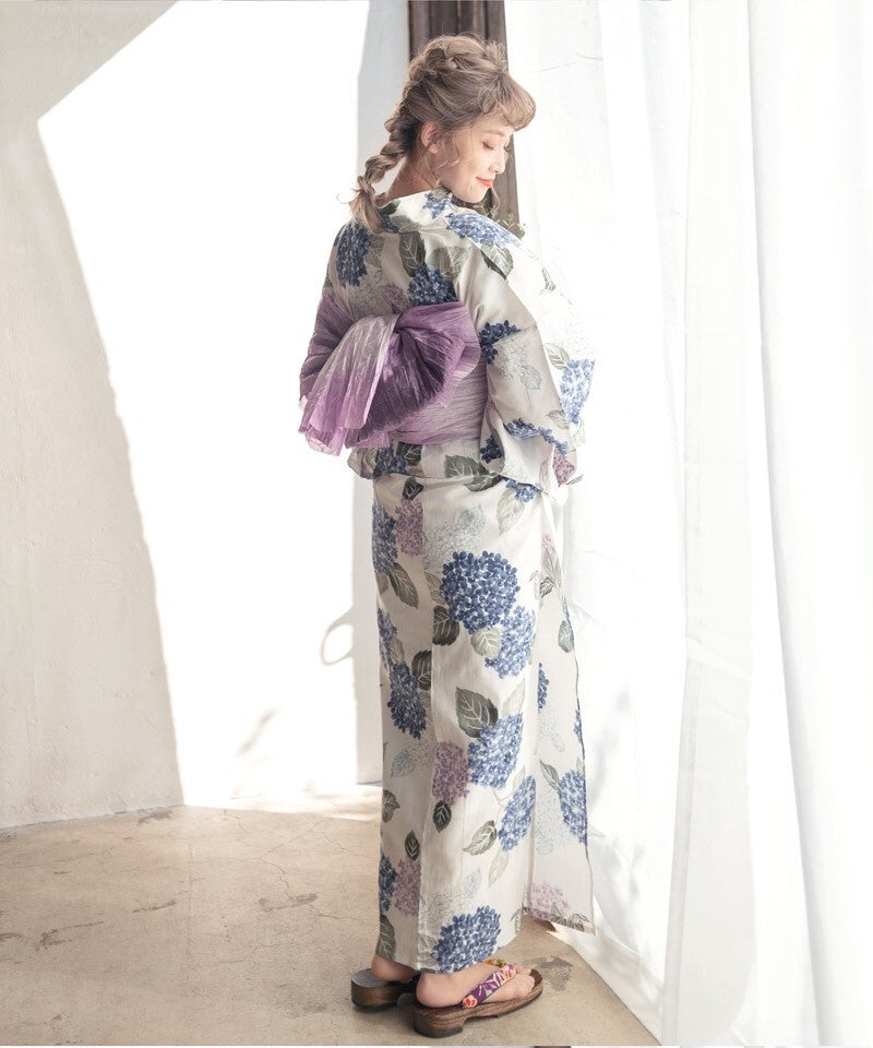 Women Festival Wear Yukata [Ajisai]