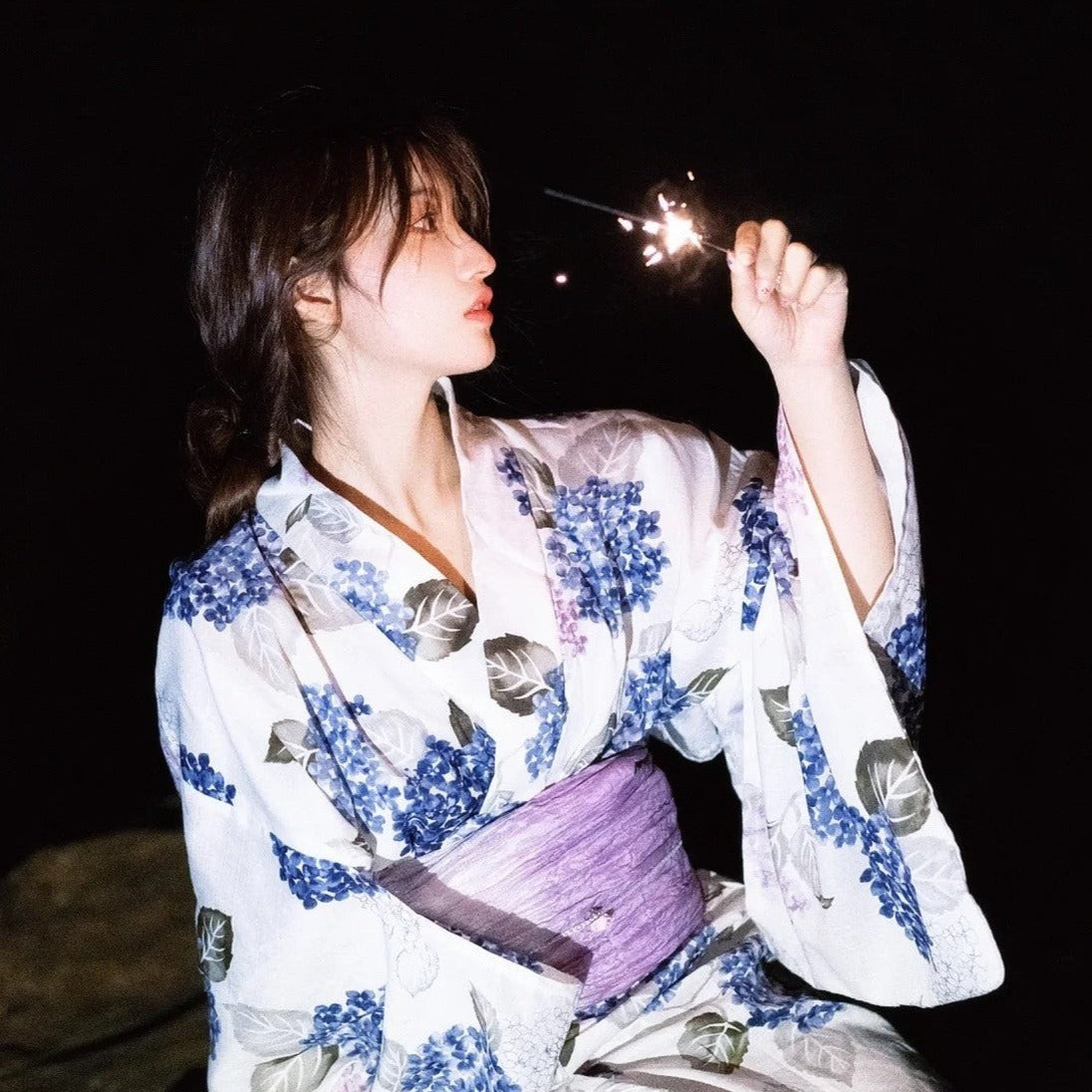 Women Festival Wear Yukata [Ajisai]